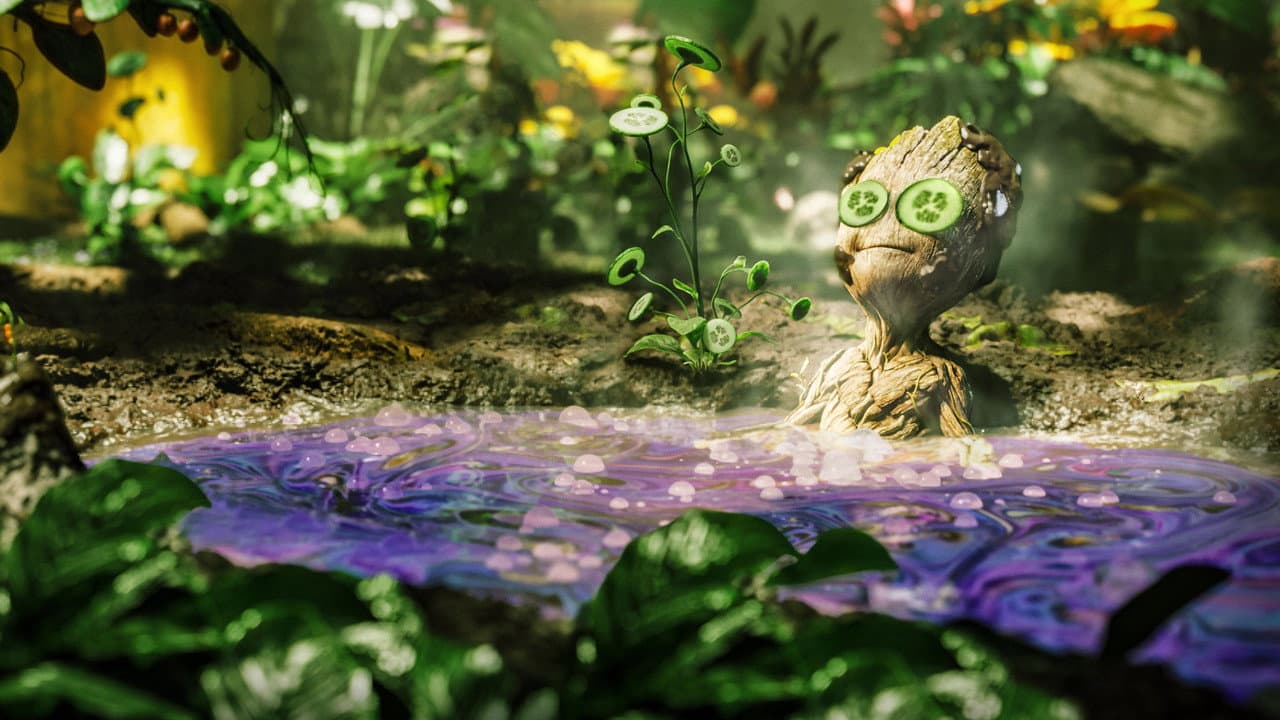 Groot Takes a Bath still 5