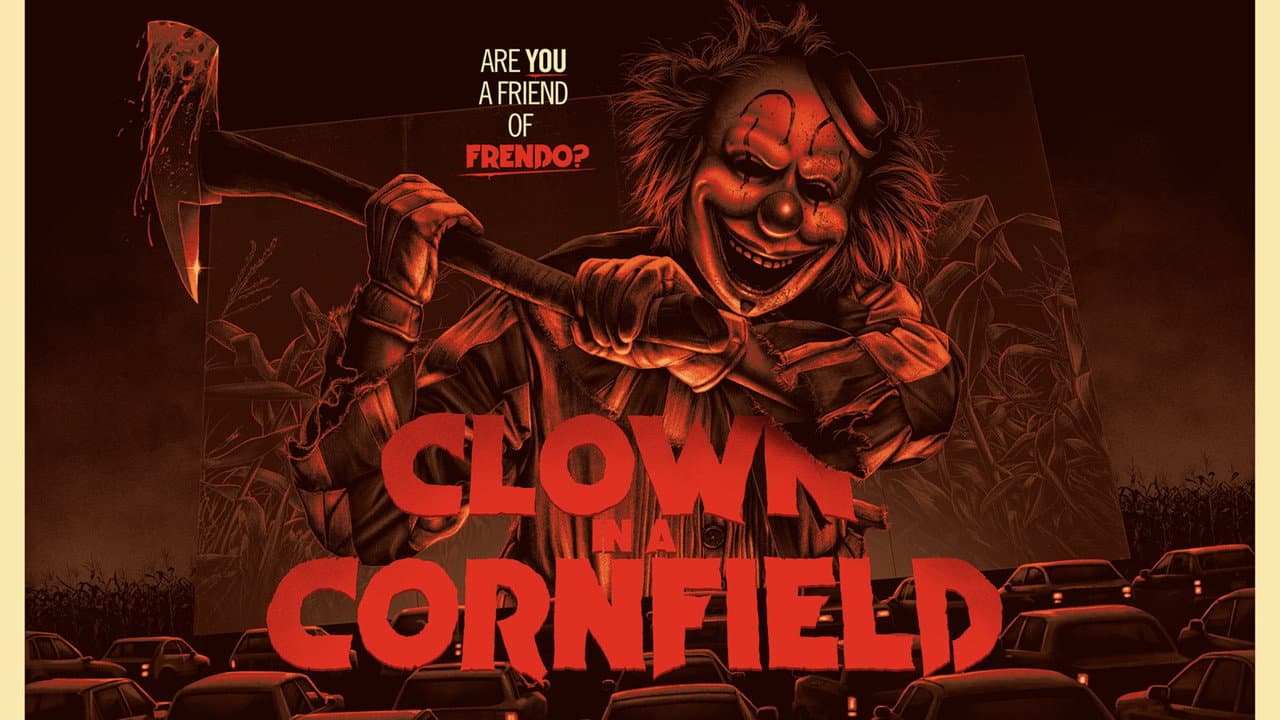 Clown in a Cornfield still 8