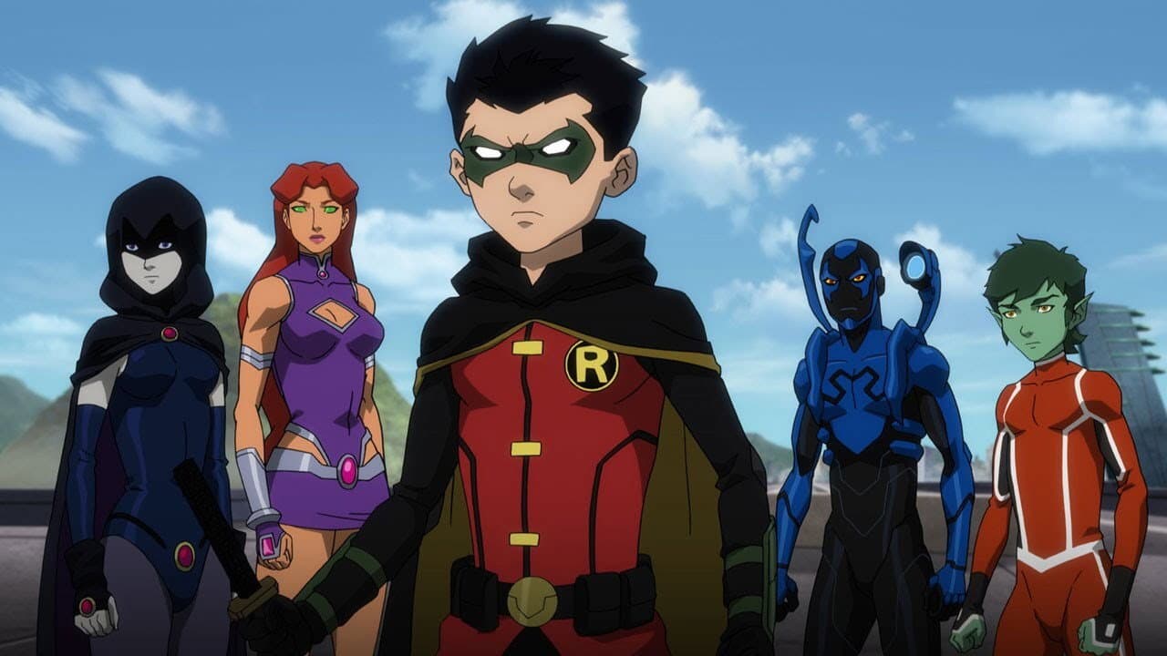 Justice League vs. Teen Titans still 7