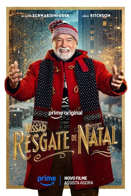 The Man with the Bag: Schwarzenegger's Santa Teaser still 7