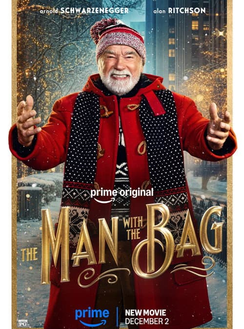 The Man with the Bag: Schwarzenegger's Santa Teaser still 6